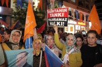 Diyarbakır'da Darbe Girişimine Tepki Gösteren Vatandaşlar Sokaklara Çıktı