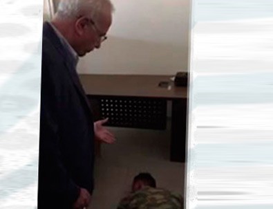 Kasırga darbeci askerle karşılaştı