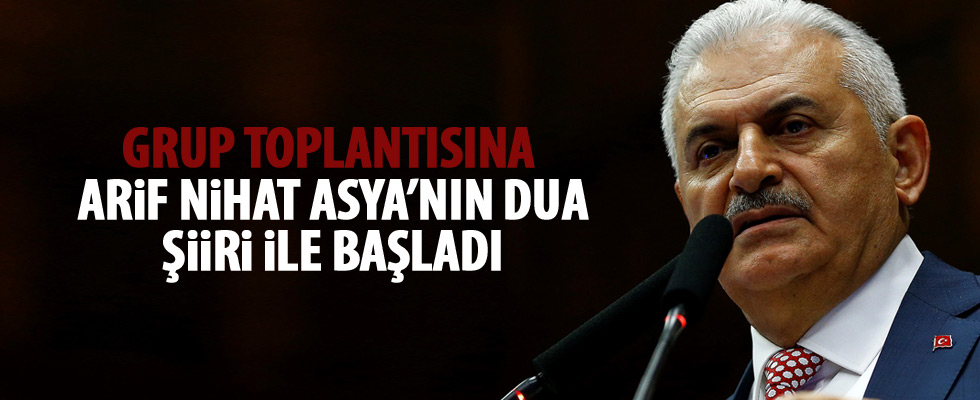 Başbakan Yıldırım'dan Dua şiiri