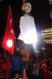 Nevşehir'de Demokrasi Nöbetinde Fetullah Gülen'in Maketi Asıldı