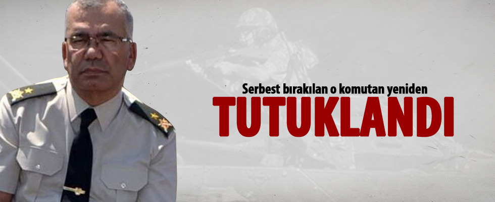 Serbest bırakılan darbeci tutuklandı
