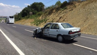 Tekirdağ'da Trafik Kazası Açıklaması 4 Yaralı