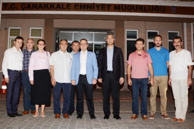 Turan'dan Çanakkale Emniyet Müdürlüğü'ne Ziyaret