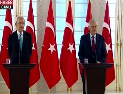 Yıldırım ve Kılıçdaroğlu'ndan ortak açıklama