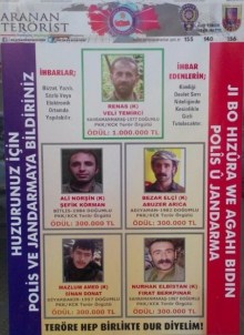 Adıyaman Kırsalındaki Teröristlerin Listesi Yayınlandı