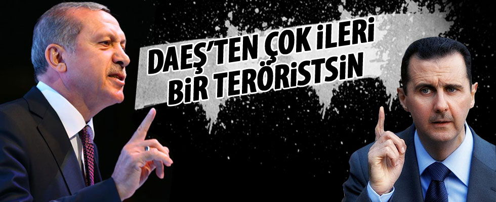 Cumhurbaşkanı Erdoğan'dan Esed'a çok sert sözler