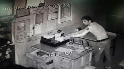 Hırsız, Güvenlik Kamerasından Kaçamadı