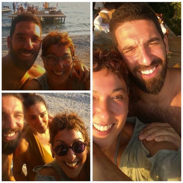 Arda Turan ve Aslıhan Doğan Ege kıyılarında