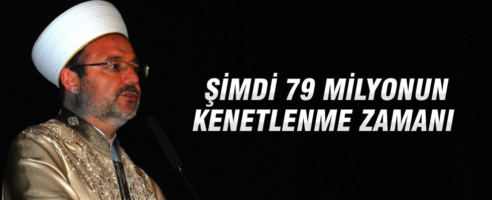 Prof. Mehmet Görmez: Şimdi 79 milyonun kenetlenme zamanı