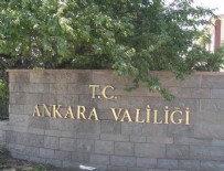 ANKARA VALİLİĞİ - Ankara Valiliği'nden hareketlilik açıklaması