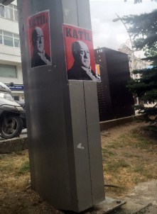 Bolu'da Fethullah Gülen'e Posterli Tepki
