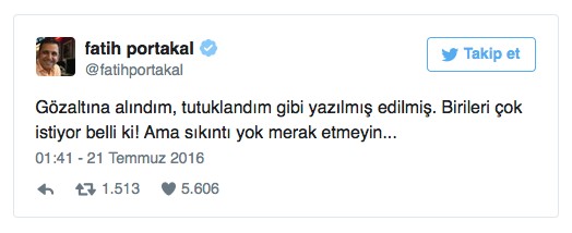 Fatih Portakal tutuklandı mı?