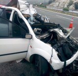 Baba Ve Kızı Kazada Hayatını Kaybetti