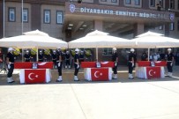 DİYARBAKIR EMNİYET MÜDÜRLÜĞÜ - Ergani Şehitleri Memleketlerine Uğurlandı