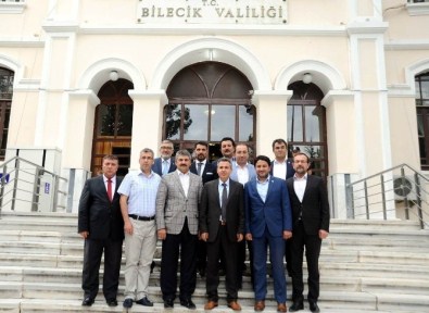 Vali Elban'a, Eskişehir'in İlçe Belediye Başkanlarından Ziyaret