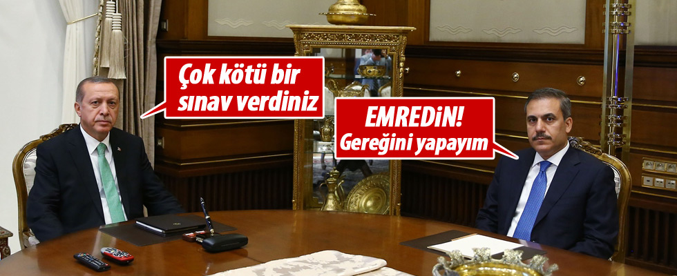 Hakan Fidan: Emredin gereğini yapayım