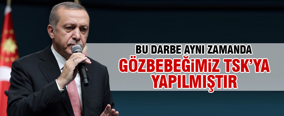 Cumhurbaşkanı Erdoğan halka seslendi