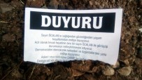 DİYARBAKIR EMNİYET MÜDÜRLÜĞÜ - Türk Bayrağı Yakan Terör Yandaşları Bu Bildiriyle Yakalandı