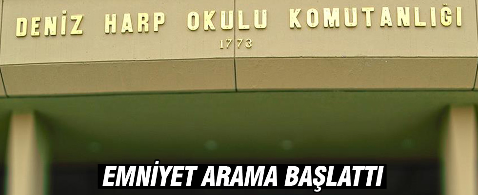 Deniz Harp Okulu Komutanlığı'nda arama