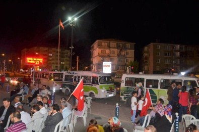 Ereğli'de Demokrasi Nöbetinde Ücretsiz Servis Hizmeti