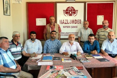 MAZLUMDER Kayseri Şube Başkanı Ahmet Taş Açıklaması