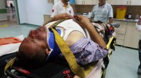 CEVHER DUDAYEV - Otomobil İle Motosiklet Çarpıştı Açıklaması 1 Yaralı