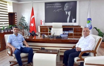 Binbaşı Yavuz'dan Başkan Kayda'ya Veda Ziyareti