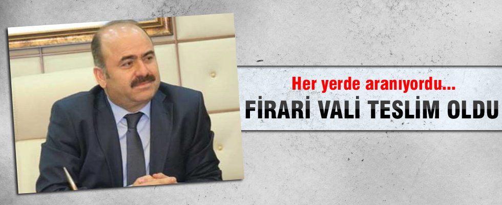 Merkez Valisi Aydın emniyete teslim oldu