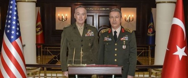 Akar, ABD'li komutanla görüştü