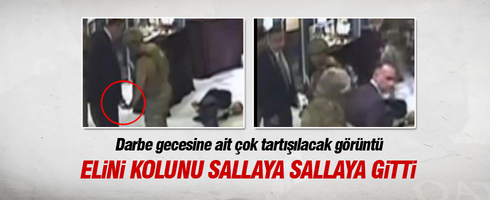 Darbe gecesine ait çok tartışılacak görüntü