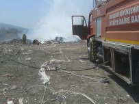 Havran'da Çöp Yangını