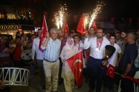 Serik'te 'Demokrasi Nöbeti'nde Yeşil Yeşil Coşkusu