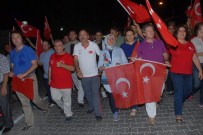 Beşkaza Demokrasi Yürüyüşüne 5 Bini Aşkın Vatandaş Katıldı