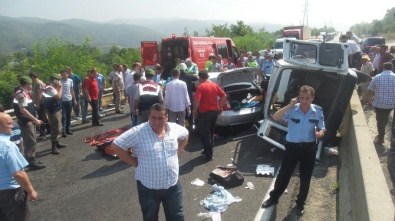 Bolu Dağı'nda Trafik Kazası Açıklaması 7 Yaralı