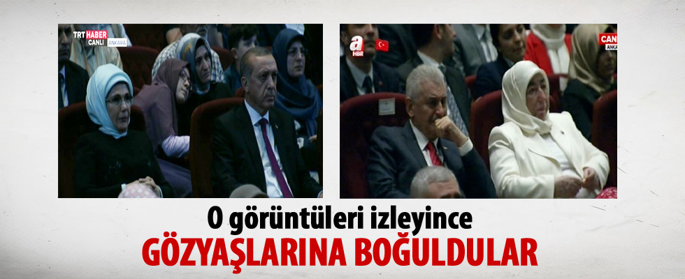 Şehitleri anma programında gözyaşları sel oldu