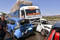 Akhisar'da Zincirleme Kaza Açıklaması 7 Yaralı