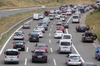 ABANT - Bolu TEM Otoyolunda 20 Kilometre Araç Kuyruğu