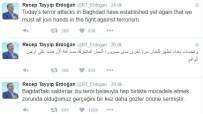 TERÖR EYLEMİ - Cumhurbaşkanı Erdoğan'ın, Irak'ın Başkenti Bağdat'taki Bombalı Saldırıya İlişkin Mesajı