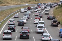 ABANT - TEM'de 20 Kilometrelik Araç Kuyruğu