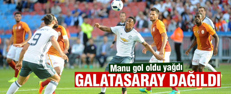 Galatasaray Manchester'a dayanmadı
