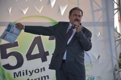 Bakan Eroğlu, Temel Atıp Açılış Yaptı