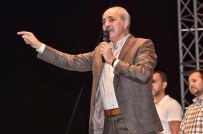 Numan Kurtulmuş Taksim'de Demokrasi Nöbetine Katıldı