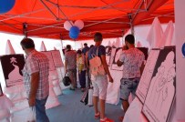 TAKSİM METROSU - Çanakkale'de Çizgilerle Hadis-İ Şerif Sergisi