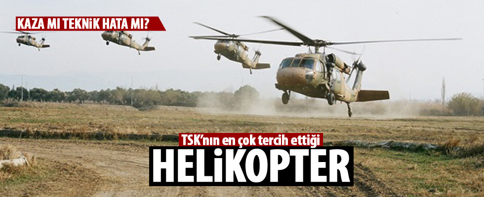 TSK'nın en çok tercih ettiği askeri helikopter