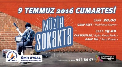 Muratpaşa Sokaklarında Müzik Var