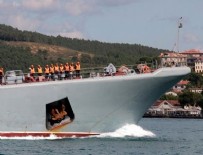 Rus gemisi Azov Boğaz'dan böyle geçti