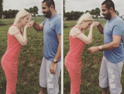 Seda Sayan Sevgilisinin Elini Öptü