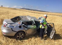 ANıTKAYA - Afyonkarahisar'da Trafik Kazası Açıklaması 1 Ölü, 2 Yaralı