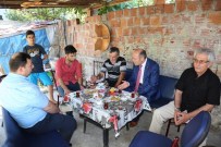 ŞEHİT BABASI - Aile Ve Sosyal Politikalar Müdürlüğü'nden Şehit Ailelerine Ziyaret