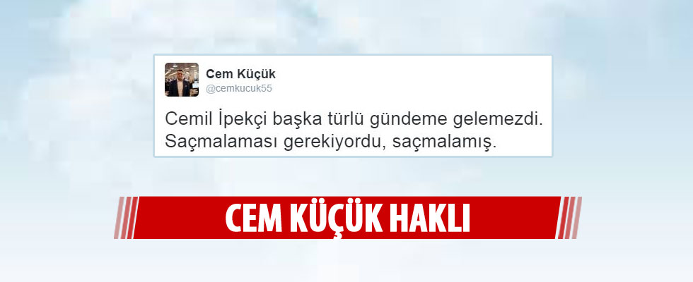 Cemil İpekçi'den yakışıksız Suriyeli tweeti